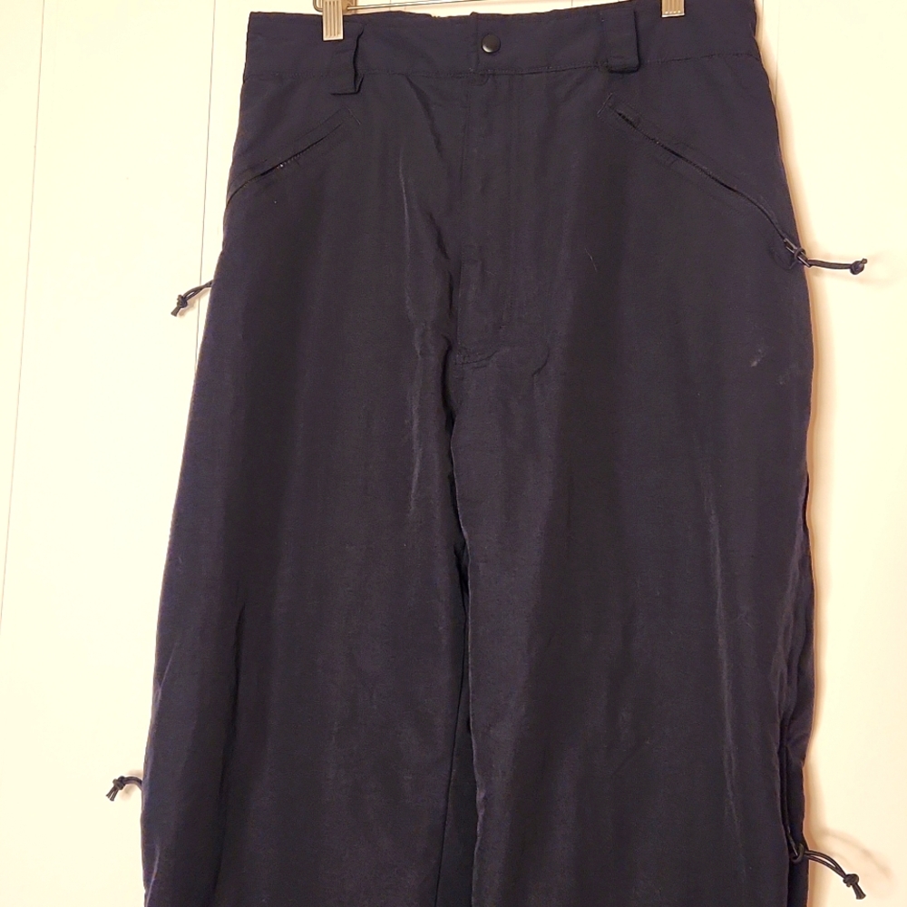 Drift. Men's Boardwear solid black snow  pants size large
